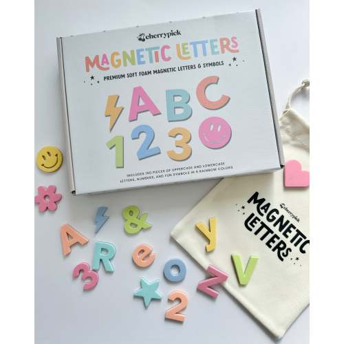 Soft Foam Magnetic Letters & Symbols 150pc Set – Cherrypick