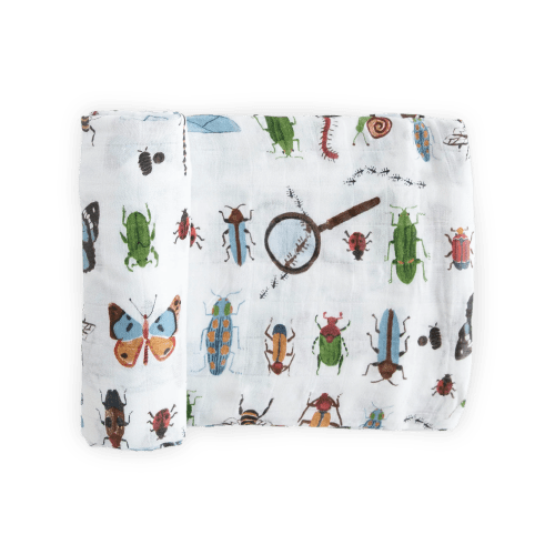 Deluxe Muslin Swaddle Bugs