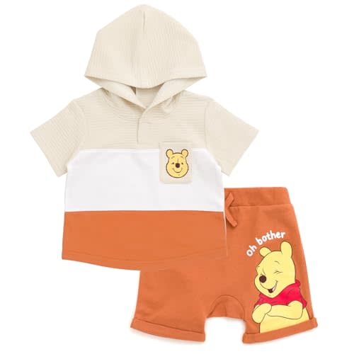 Disney Pullover Hoodie and French Terry Shorts Newborn to Little Kid Sizes (Newborn - 5)