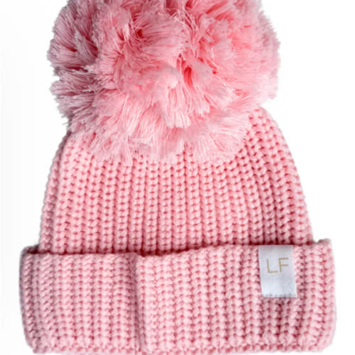 Knitted Pom Beanie | Peony – Little and Fern