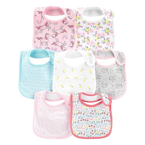 Simple Joys by Carter's unisex-baby 7-pack Teething Bibs