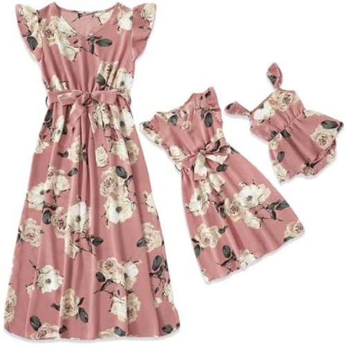 Mommy and Me Dresses - Family Matching Outfits for Women,Baby Girls - Great for Photos,Vacation and Mother's Day