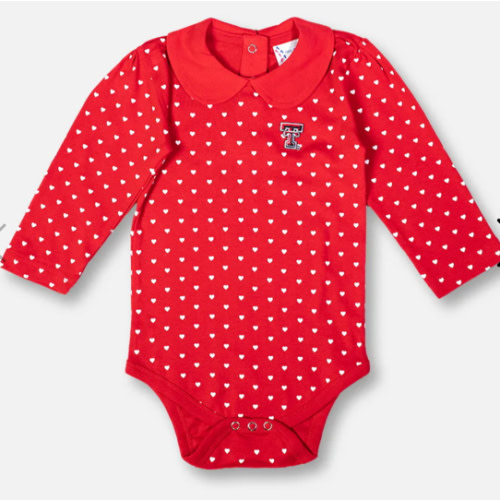 Texas Tech Red Raiders Mini Double T "Peter Pan" INFANT GIRLS Long Sle – Red Raider Outfitter