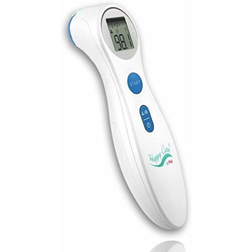 Forehead Thermometer Infrared Thermometer for Adults, Forehead and Ear Thermometer for Fever, Babies, Children, Adults, Indoor and Outdoor Use