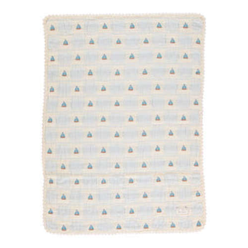 Bebe Organic Sailor Blanket Boat Patchwork in Atlantic – blue daisy