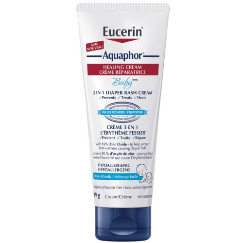 Eucerin Aquaphor Baby 3-in-1 Diaper Rash Cream