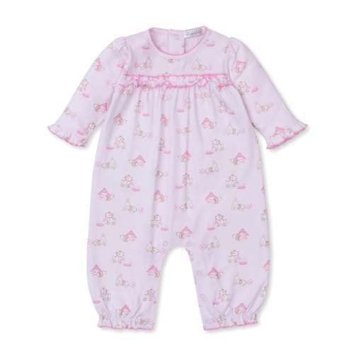 Pups In Action Pink Playsuit