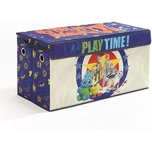 Toy Story 4 Collapsible Children’s Toy Storage Trunk, Durable with Lid