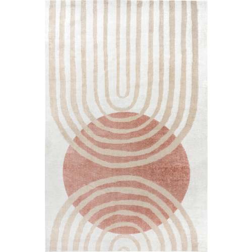 Pearl Contemporary Mars Rug | Blush