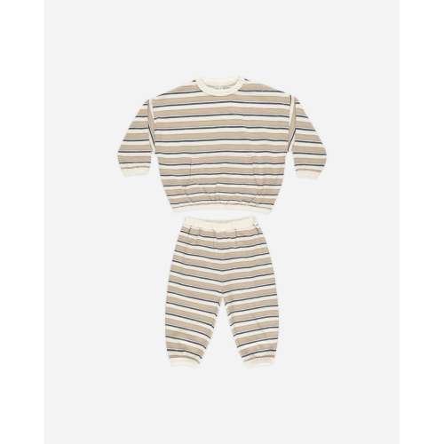Relaxed Set || Blue Vintage Stripe