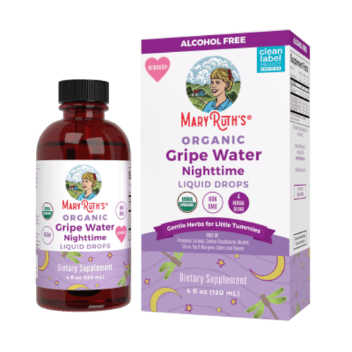 MaryRuth's USDA Organic Herbal for Babies Herbal Blend for Little Tummies Baby Essentials Ages 0+ Ginger Root Lemon Balm Fennel Seed Vegan 4 oz 30-60 Servings