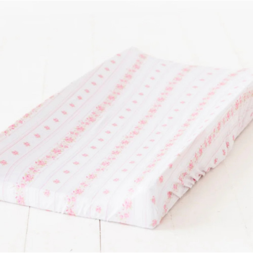 Enchanted Floral Lane Changing Pad Cover