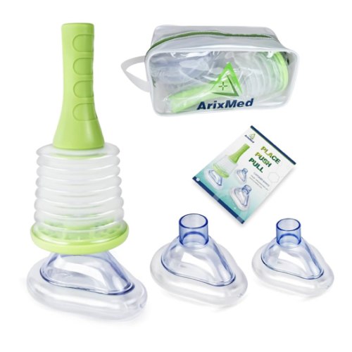 Choking Rescue Device, Portable Airway Suction Device for Children and Adults, First Aid Kit for Kids and Adults - Travel Kit