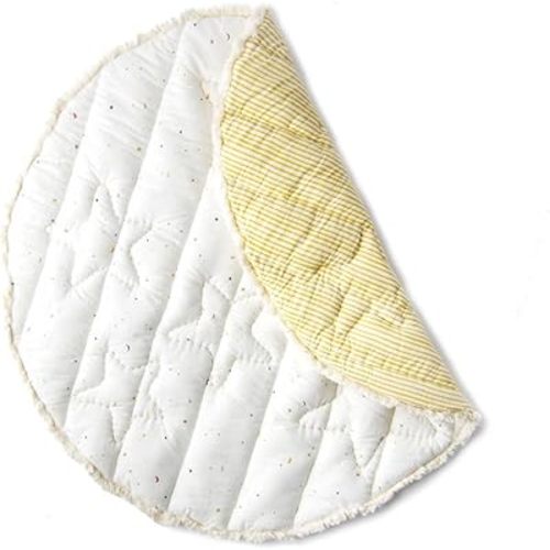 Pehr Baby Play Mat, Celestial | Ultra-Soft Quilted 100% Cotton Exterior with Plush Polyester Fiberfill | for Tummy & Play Time | 40” Diameter