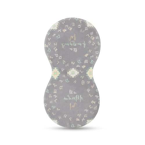 Armenian Alphabet Unisex Baby Burpcloth