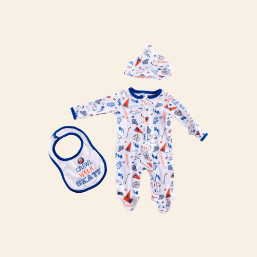 Islanders Infant Sleep and Play with Bib | Isles Lab