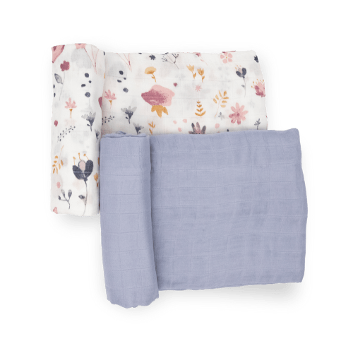 Little Unicorn Deluxe Muslin Swaddle Blanket 2pk - Fairy Gardens