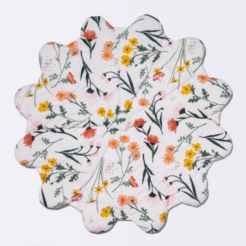Floor Blanket and Playmat - Cloud Island™ Pink Flower
