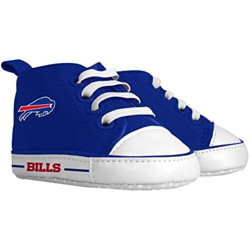 MasterPieces - NFL Baby Pre-Walkers Shoes, Officially Licensed, High Top Sneakers, Soft Anti-Slip Soles, Boys and Girls, 0-6 Months