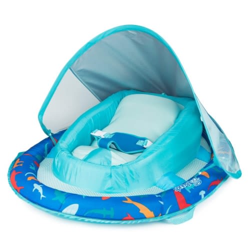 Swimways Floating UV-Protected Infant Spring Float with Handles & Sunshade