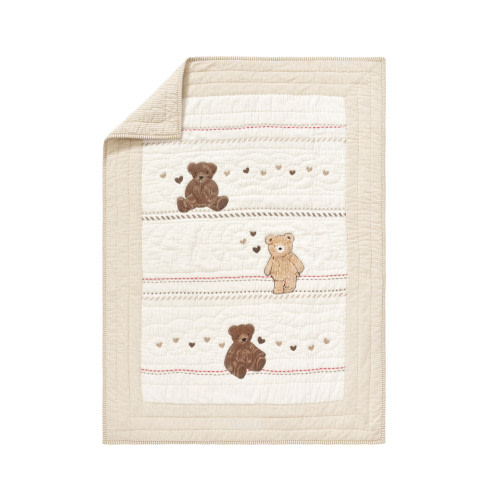 Teddy Bear Baby Quilt | Pottery Barn Kids