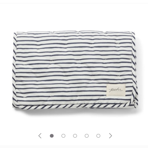 Striped On the Go Portable Changing Pad