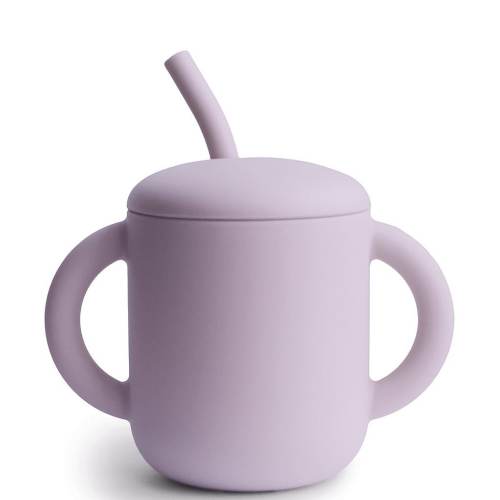 Mushie Silicone Training Cup + Straw