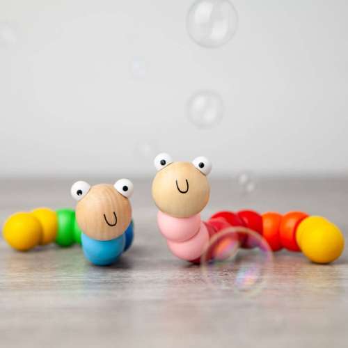 Wiggly Worm Wooden Toy