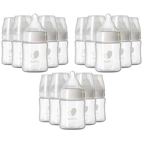 Evenflo Feeding Wide Neck Bottles - 5 Ounce (Pack of 6)