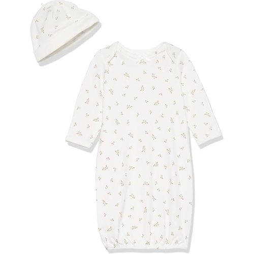 Little Me Baby Girls' 2-Piece Nightgown and Cap Set