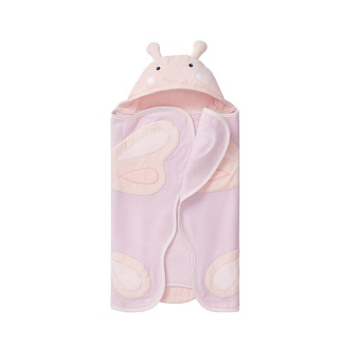 Critter Plush Baby Hooded Towel Collection- Butterfly