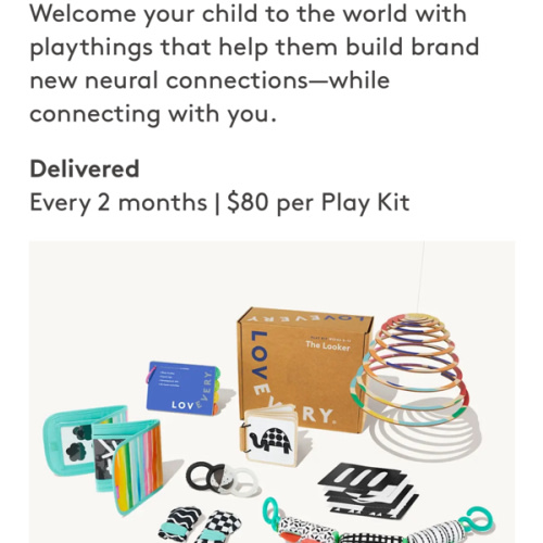 Give the gift of Lovevery Play Kits | Lovevery
