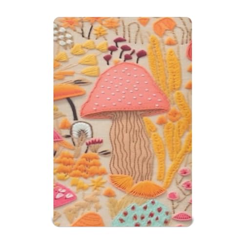 Crib Sheets Mushroom Stretchy Portable Sheets for Baby Toddler Breathable Soft Crib Mattress Sheet for Girls Boys