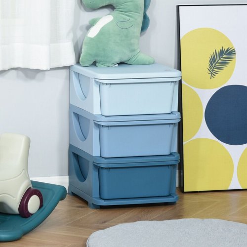 Harriet Bee Protaras Harriet Bee Toy Organizer with Bins - Blue