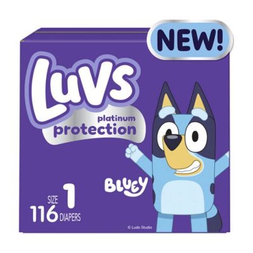 Luvs Pro Level Leak Protection Diapers Giant Pack - Size 1- 104ct