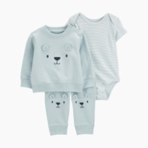 Carter's Baby 3-Piece Little Character Set - Blue, 6 M