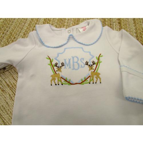 Newborn Baby Footie-Baby Boy Romper-Newborn Coming Home Outfit-Collared Footie-Hunting-Camo-Deer-Hunter-Duck