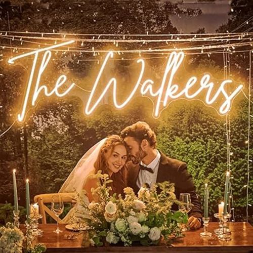 Custom Neon Sign, Custom LED Neon Sign Customizable for Wedding Bar Salon Beauty Business Light Up Name Sign, Personalized Neon Light Suitable for Events Birthday Gifts Decorations