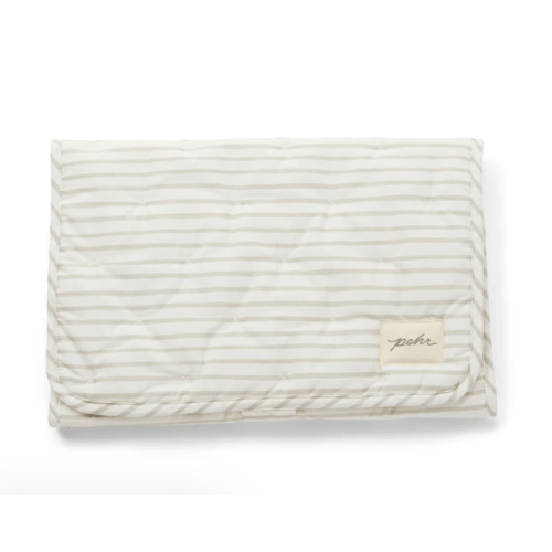 Striped On the Go Portable Changing Pad