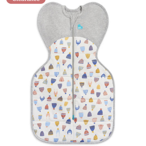 Swaddle Up™ 2.5 TOG Cotton White Happy Hats