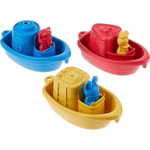 Green Toys Mickey Mouse Linking Boats