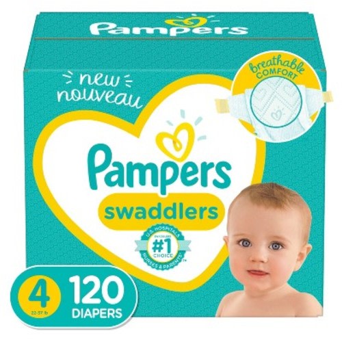 Pampers Swaddlers Diapers - (Select Size and Count)
