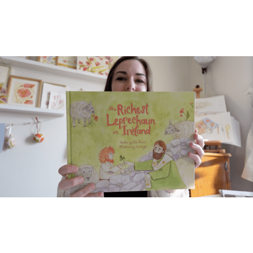 The Richest Leprechaun in Ireland Children's Book, Written by Elise Daniel, Pictures by Tara Wright — Tara Wright Illustration