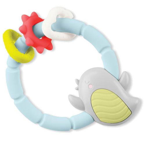 Bird Silver Lining Cloud Teethe & Play Toy - Bird | skiphop.com