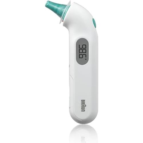 Braun ThermoScan 3 – Digital Ear Thermometer for Kids, Babies, Toddlers and Adults – Fast, Gentle, and Accurate Results in Seconds – Fever Thermometer, IRT3030