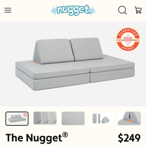 The Original Nugget Play Couch In Koala | Nugget®