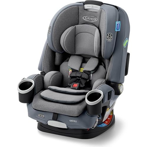 Graco 4Ever DLX 4-in-1 Car Seat, Maddox | Infant to Toddler Car Seat, with 10 Years of Use | Rear-Facing, Forward-Facing and Booster Modes | Safe, Comfortable and Convenient