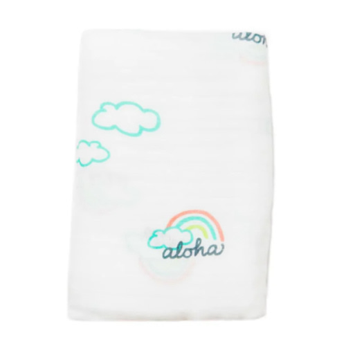 Pot O'Aloha Muslin Swaddle Blanket - Coco Moon Hawaii