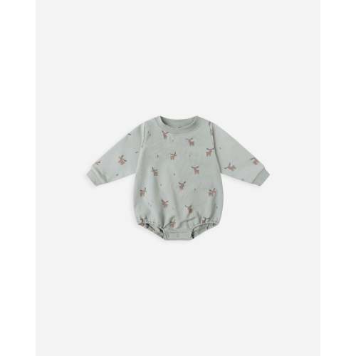 Crewneck Bubble Romper || Moose – Quincy Mae