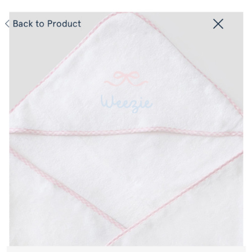 Personalized Baby Bath Bundle | Weezie Towels